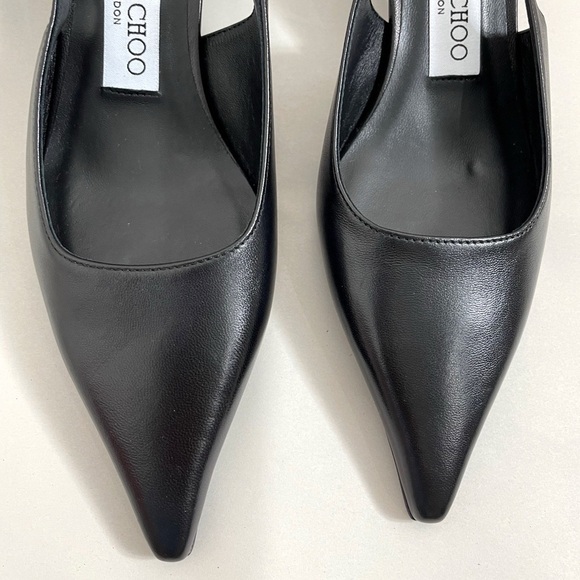 Jimmy Choo Amel 50 Nappa Sling Back Pumps - Picture 11 of 11